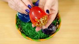 Slime: Slime-Eier mit Perlen und Glitzersteinchen - selber machen - DIY