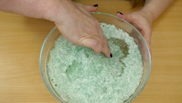 Slime: Gletscher-Eis Slime - selber machen - DIY
